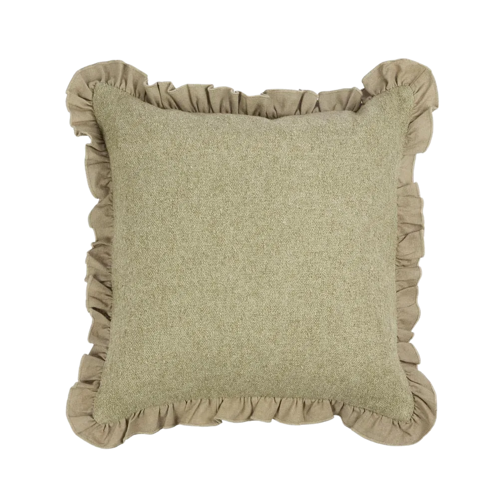 Poppy 50x50cm Cushion Green