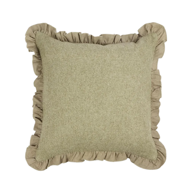 Poppy 50x50cm Cushion Green