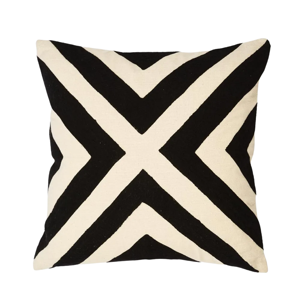 Clifton 50x50cm Cushion Natural/Black