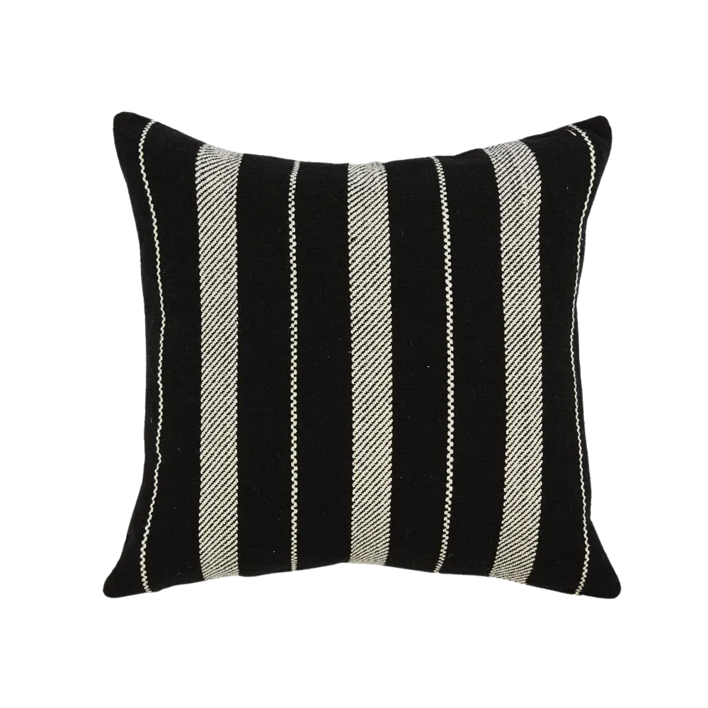 Malik 50x50cm Cushion Black/White