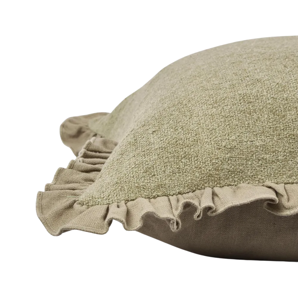 Poppy 50x50cm Cushion Green