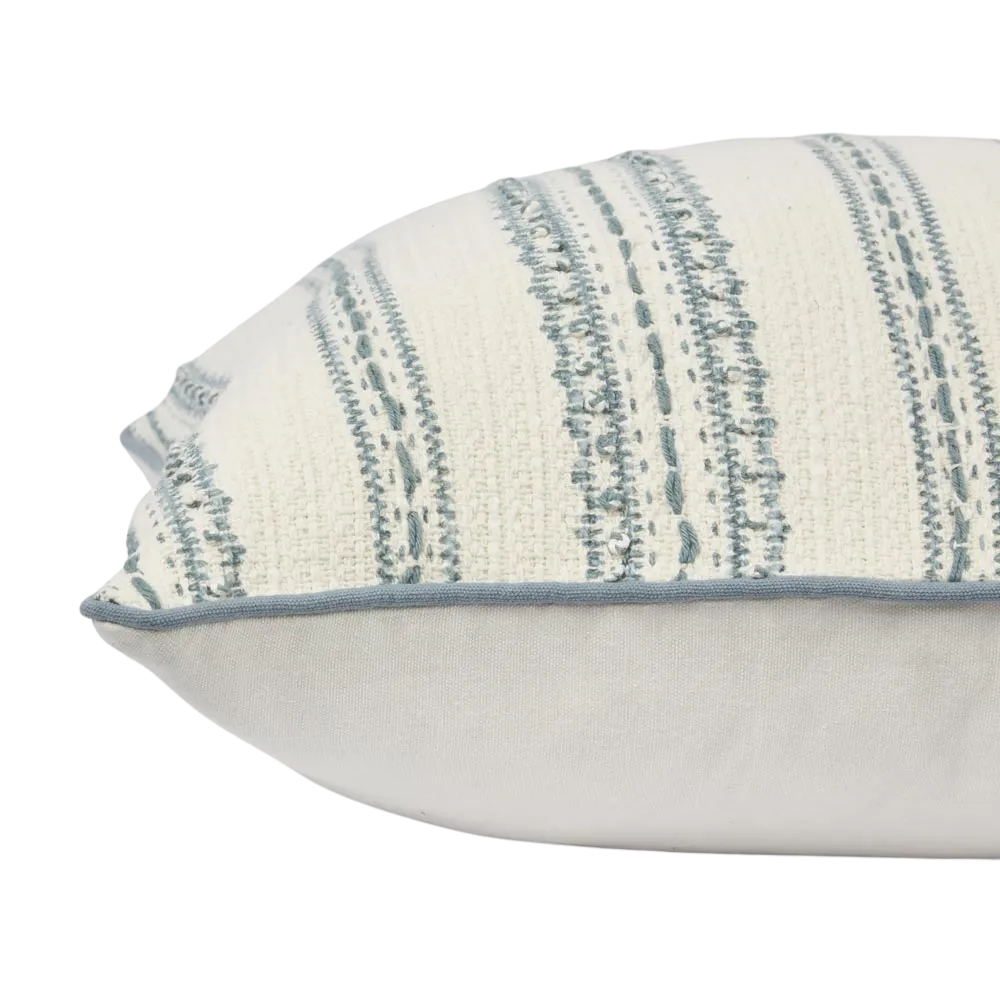 Bluebell 50x50cm Cushion Natural/Blue
