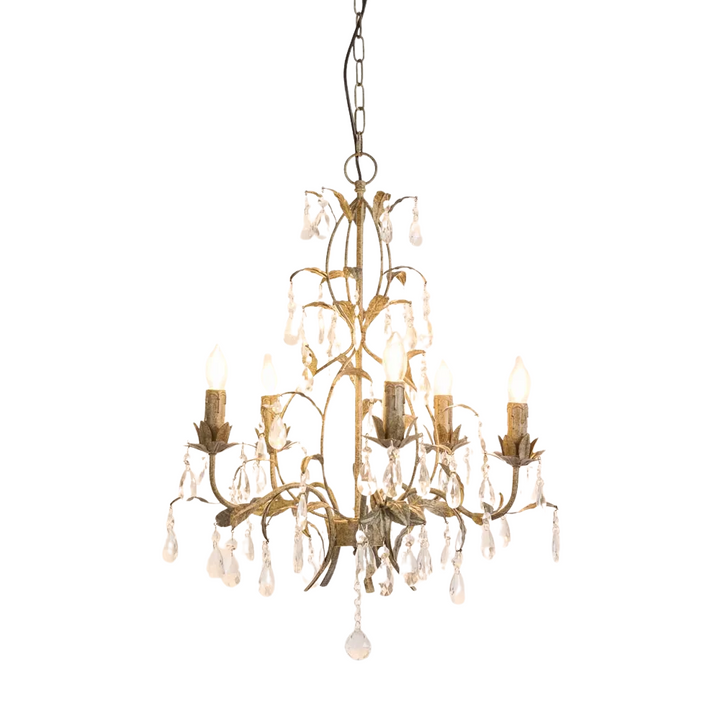 Medium Taupe Chandelier