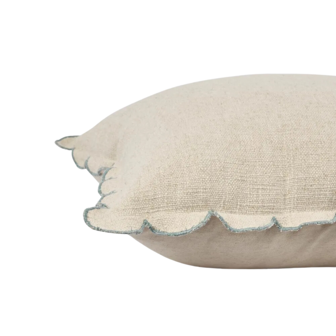 Scallop 50x50cm Cushion Blue