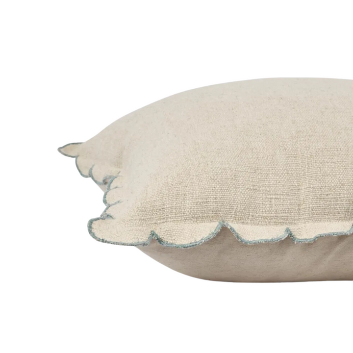 Scallop 50x50cm Cushion Blue