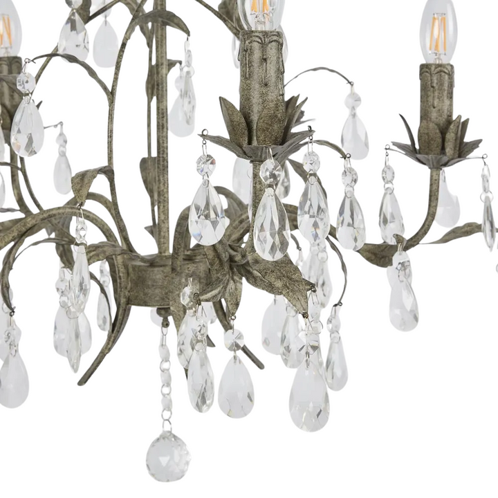 Medium Taupe Chandelier
