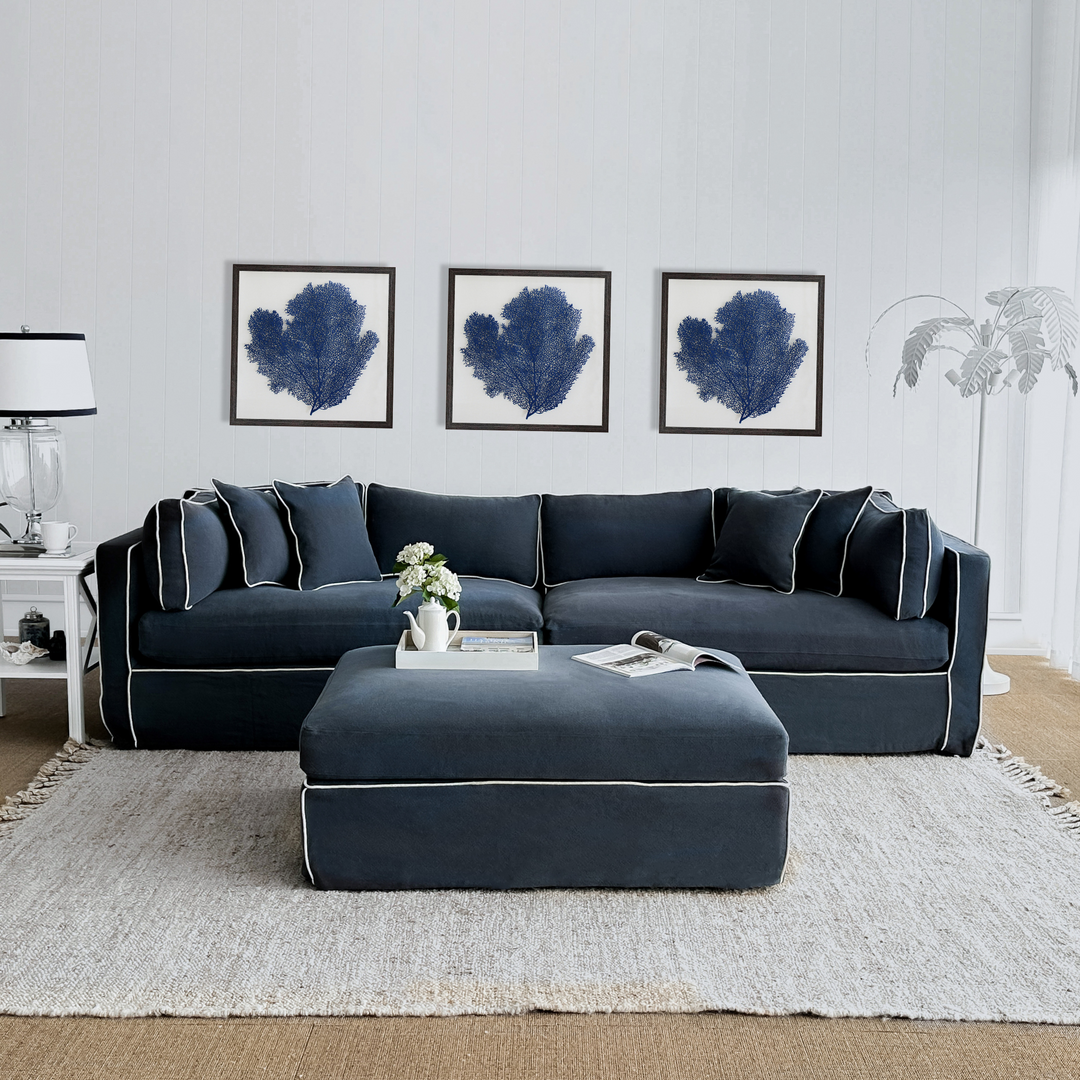 Marbella Modular 4 Seater Sofa Reversible Ottoman Chaise