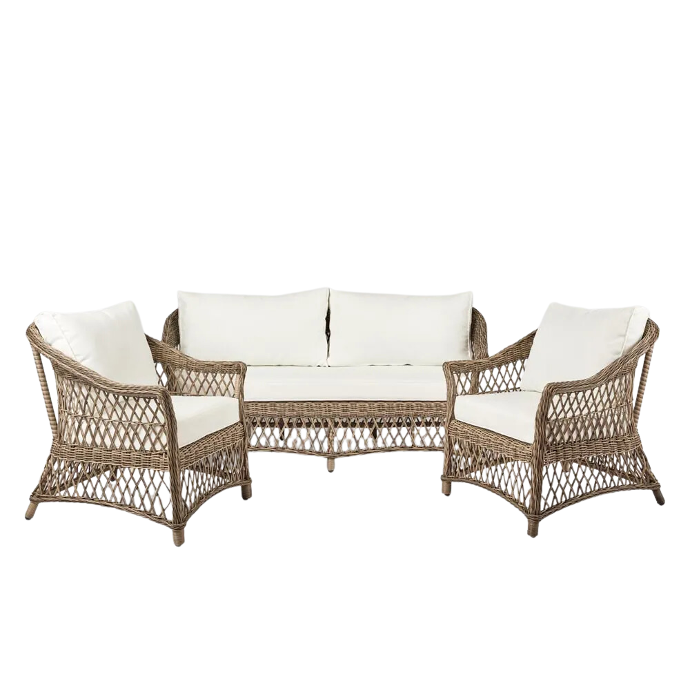 Marco Aluminium Synthetic 3 piece Lounge Set Outdoor