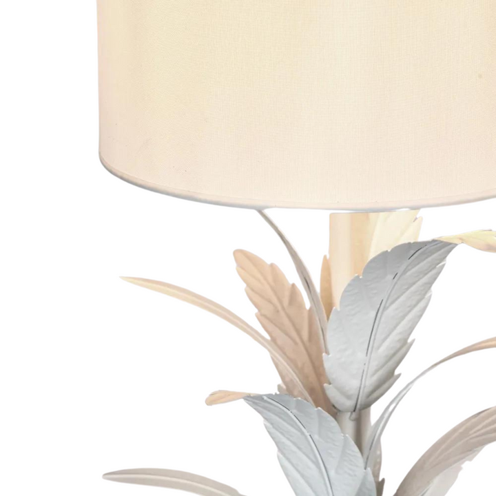 Palm Table Lamp White