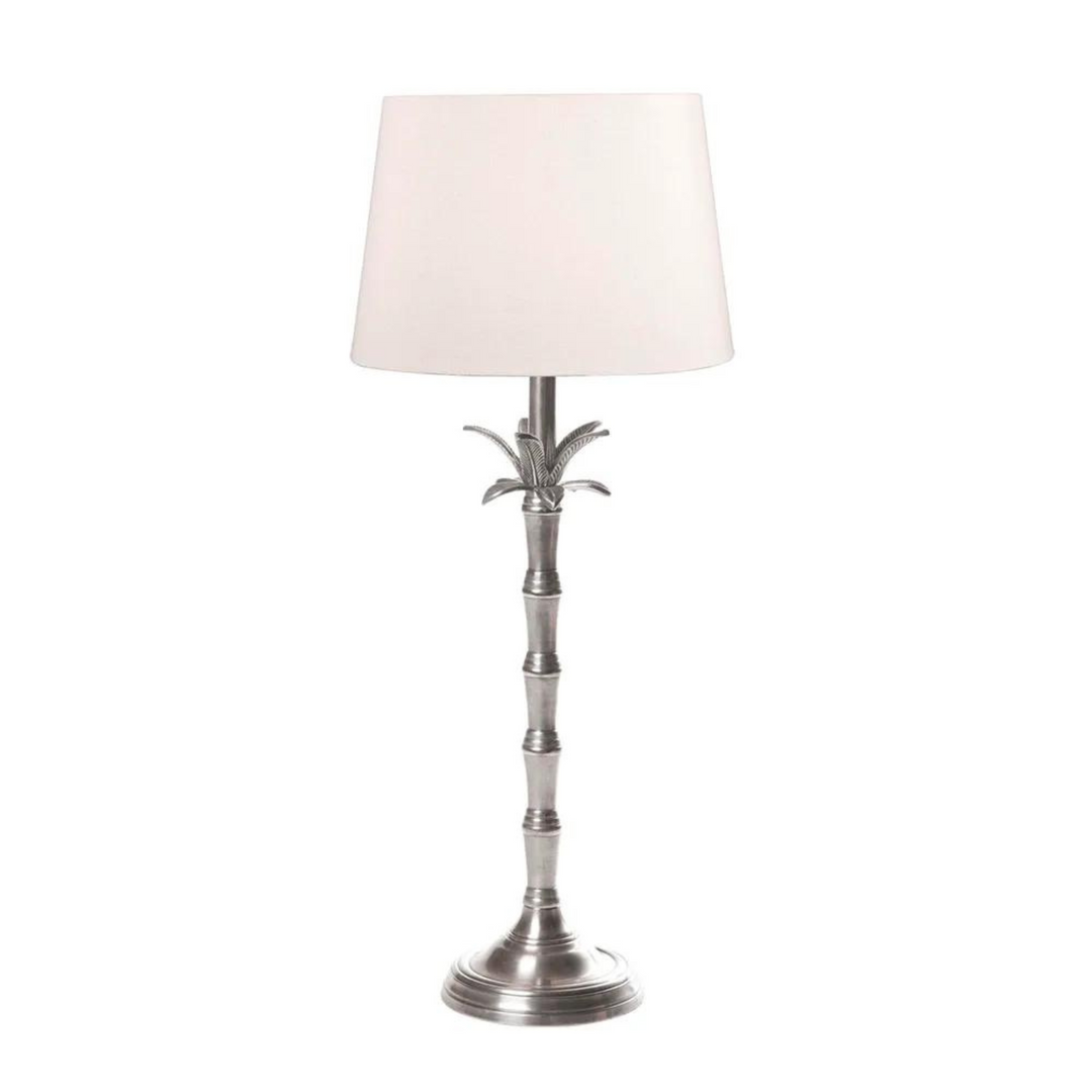 Bahama Table Lamp Base Small Silver - Base Only