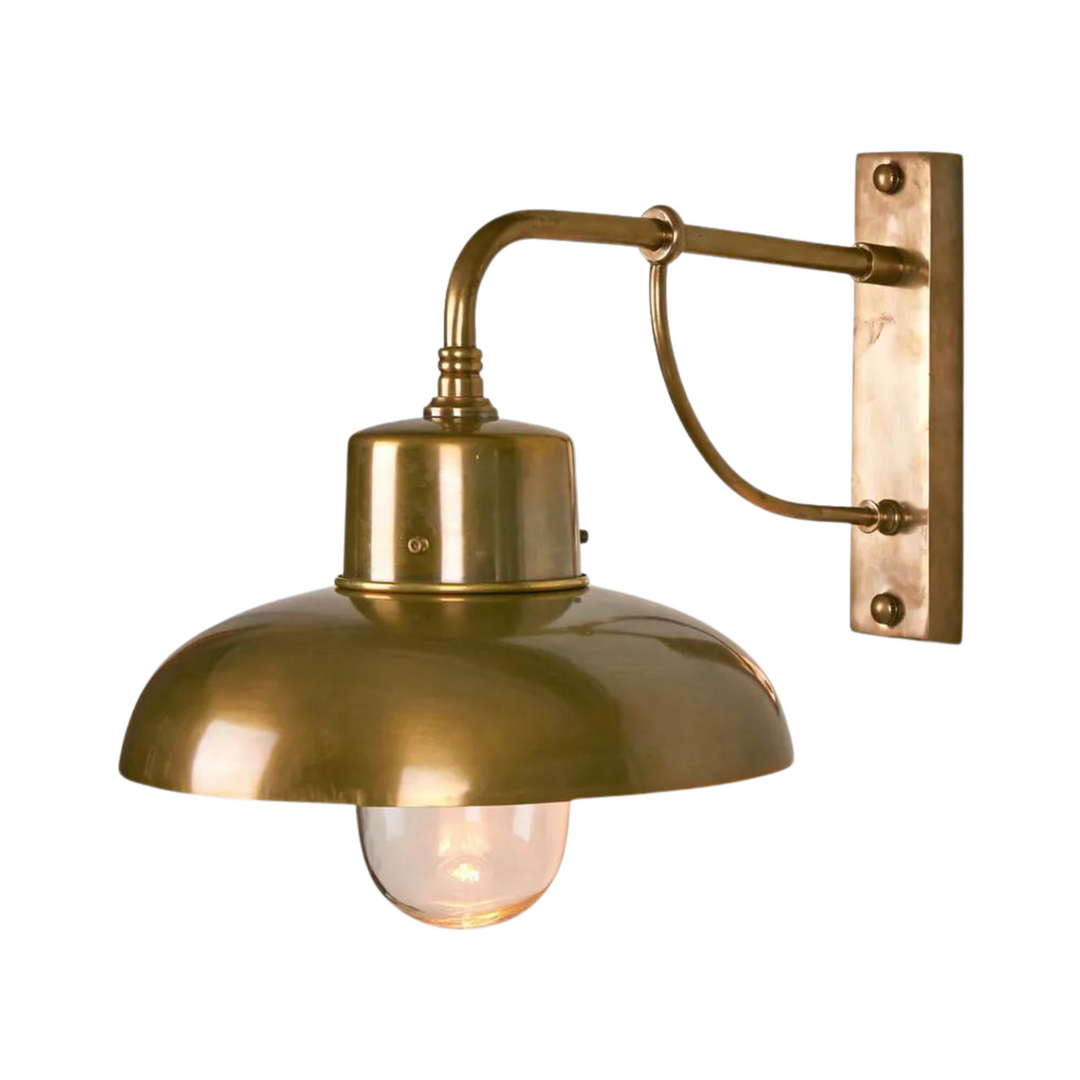 Bridgewater Outdoor Wall Light Brass