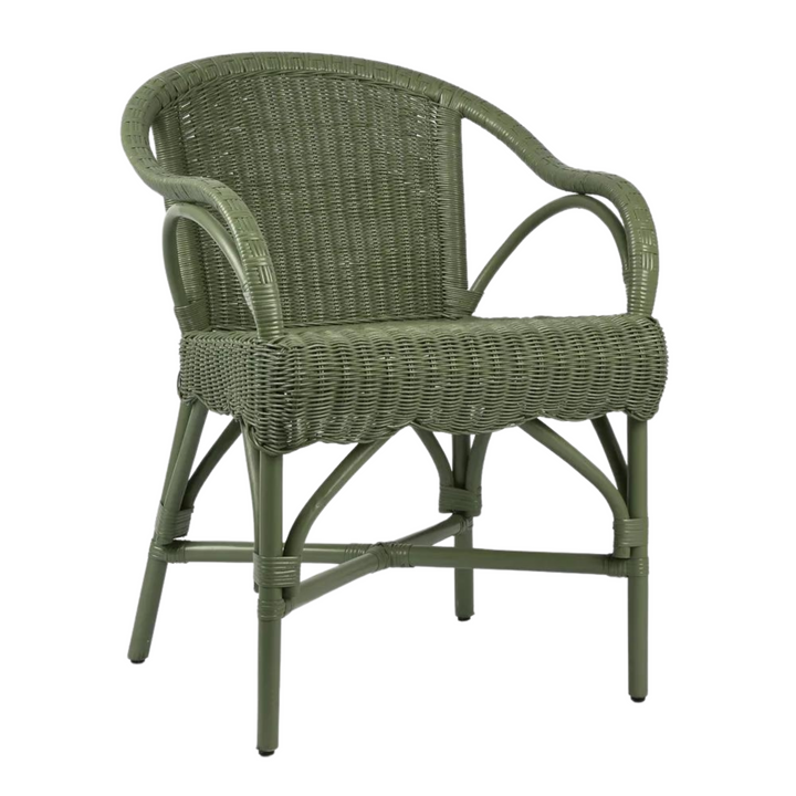 Belle Rattan Armchair Green - Outdoor Undercover