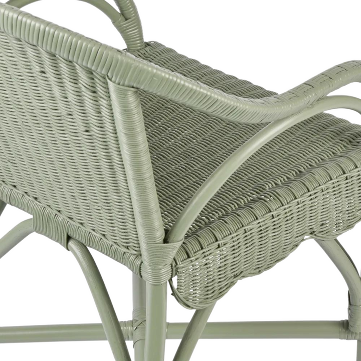 Belle Rattan Armchair Green - Outdoor Undercover