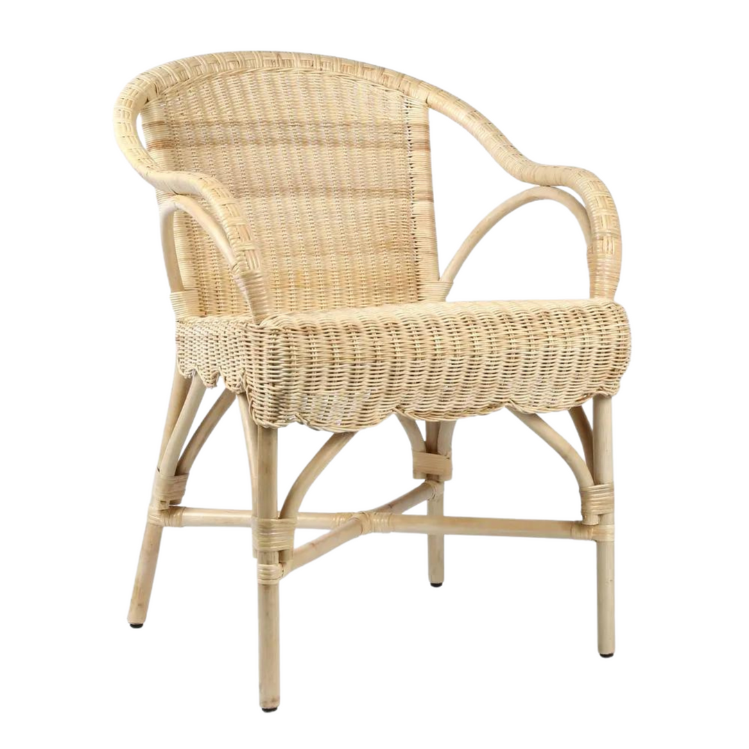 Belle Rattan Armchair Natural - Outdoor Undercover
