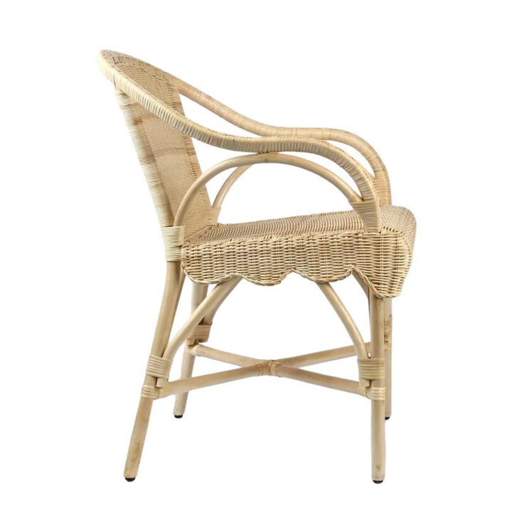 Belle Rattan Armchair Natural - Outdoor Undercover