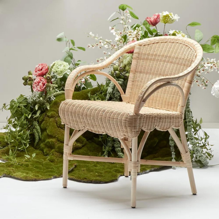 Belle Rattan Armchair Natural - Outdoor Undercover