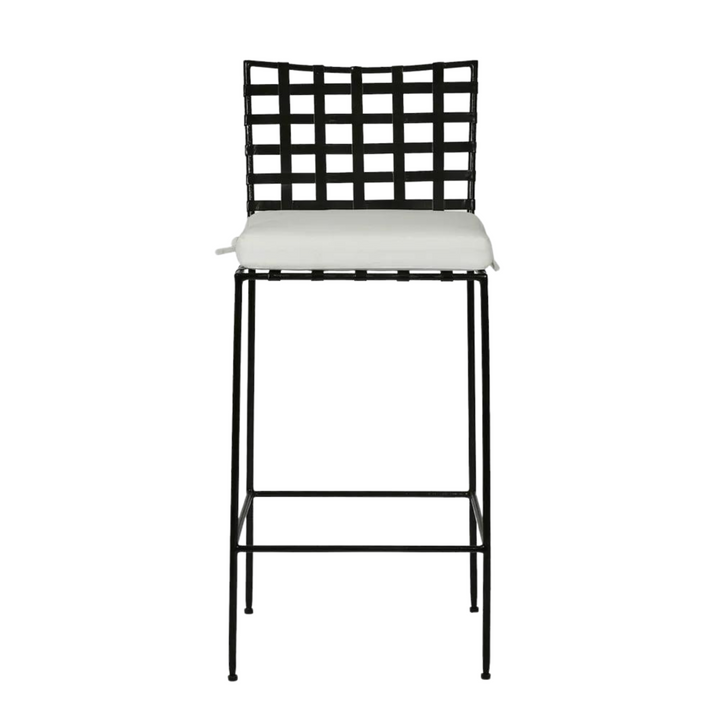 Sheffield Iron Bar Chair with cushion -Outdoor