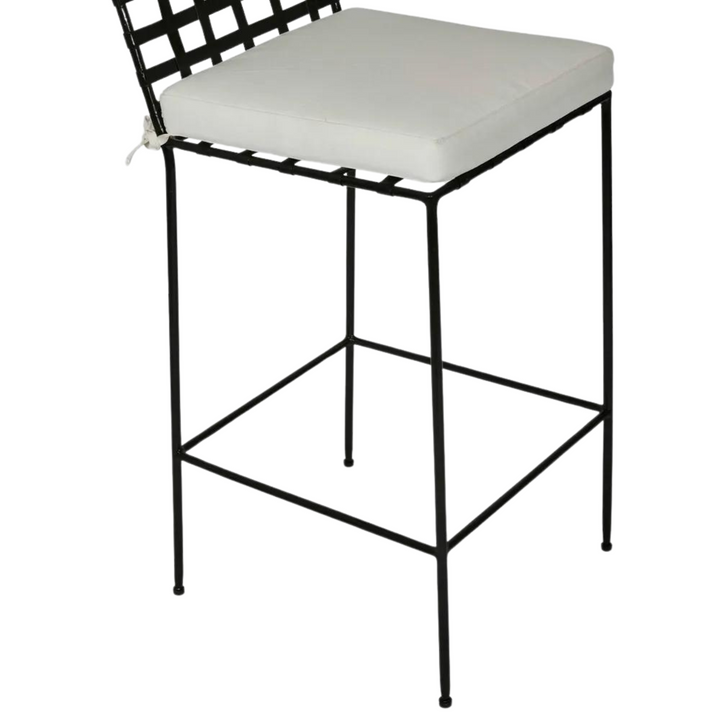 Sheffield Iron Bar Chair with cushion -Outdoor