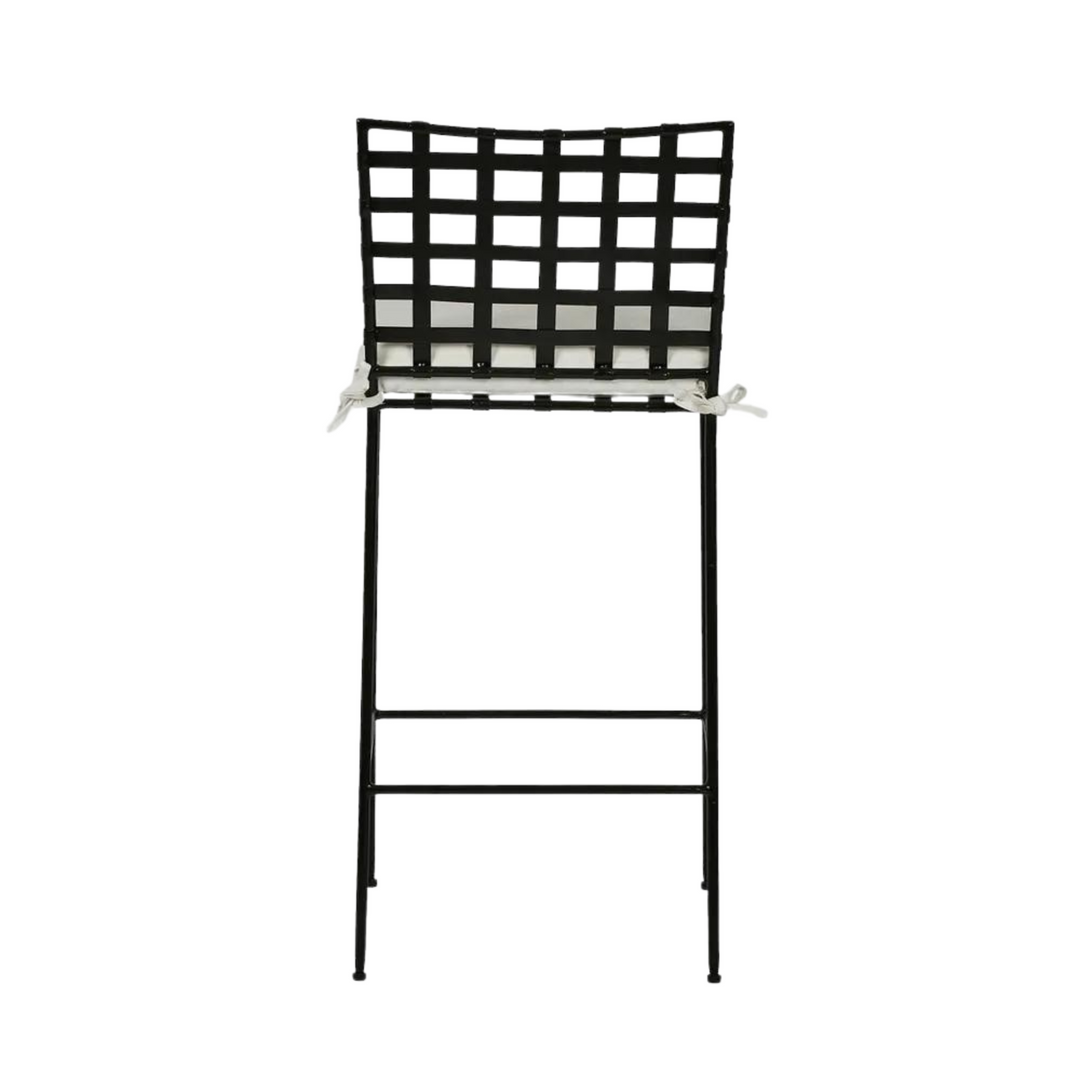 Sheffield Iron Bar Chair with cushion -Outdoor