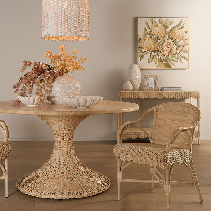 Belle Rattan Console - Outdoor Undercover