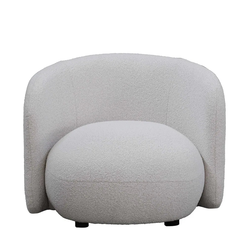 Plume Occasional Chair Vanilla Boucle – OneWorld Collection