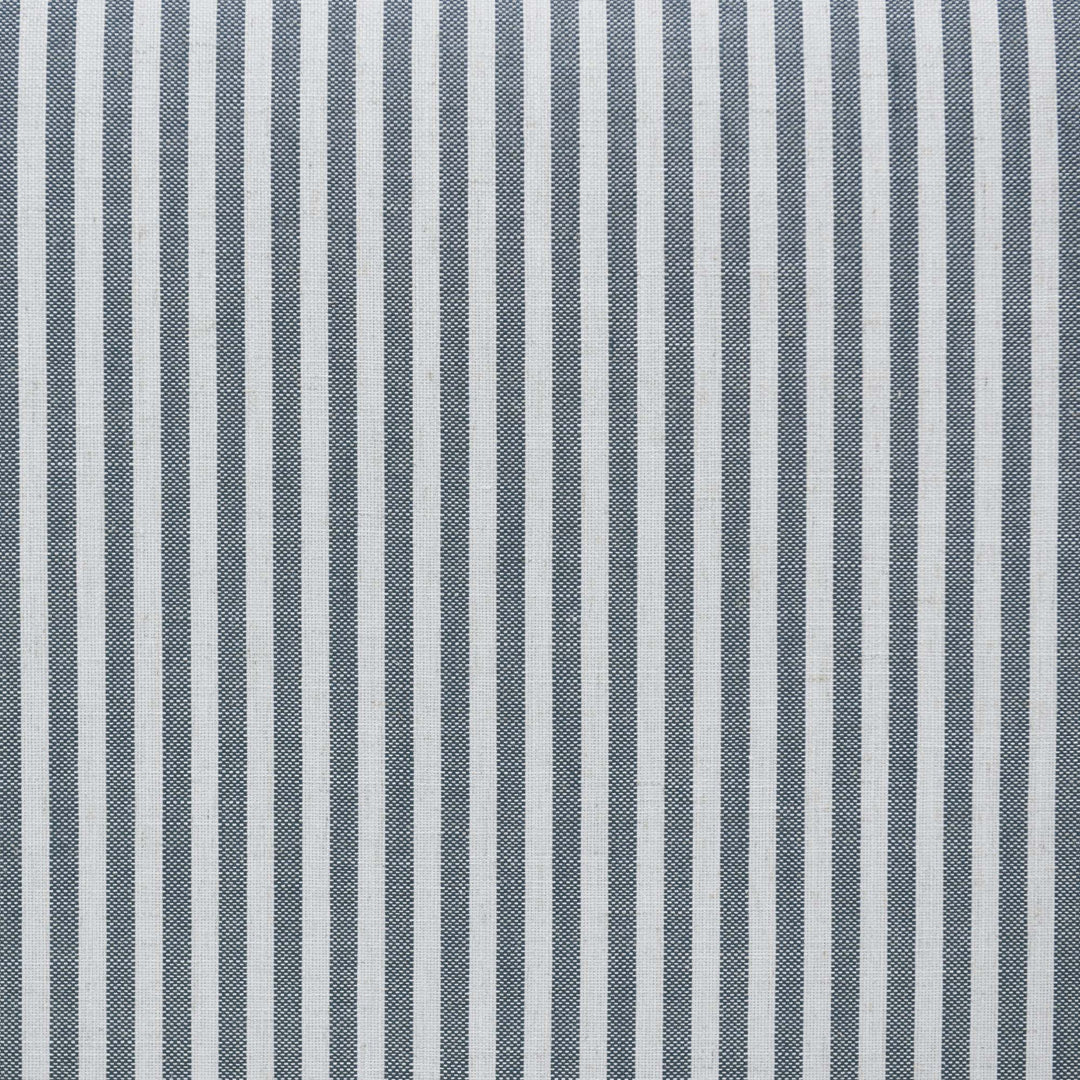 Newport Bedhead King White & Blue Pin Stripe