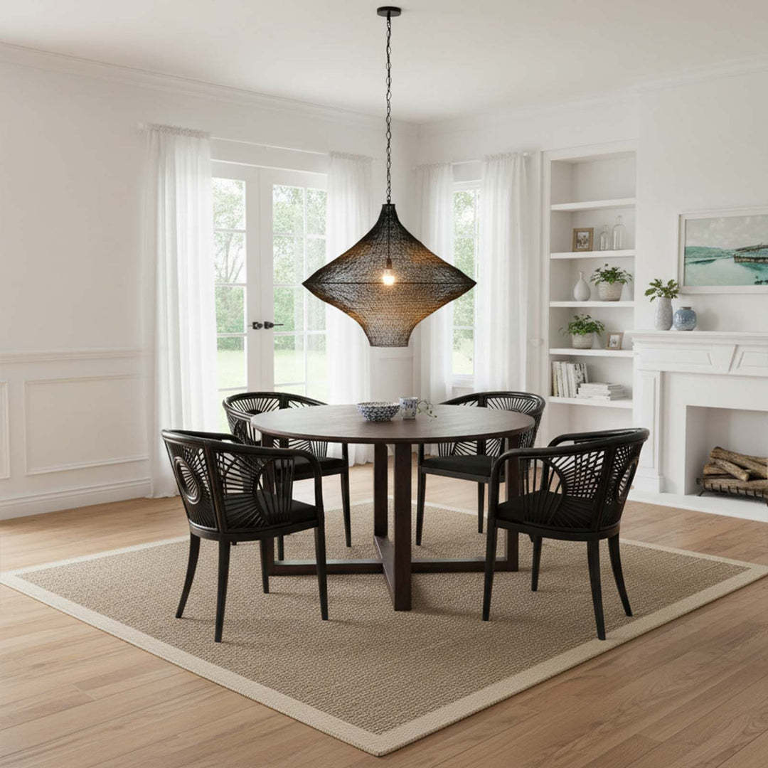 Alva Round Oak Dining Table