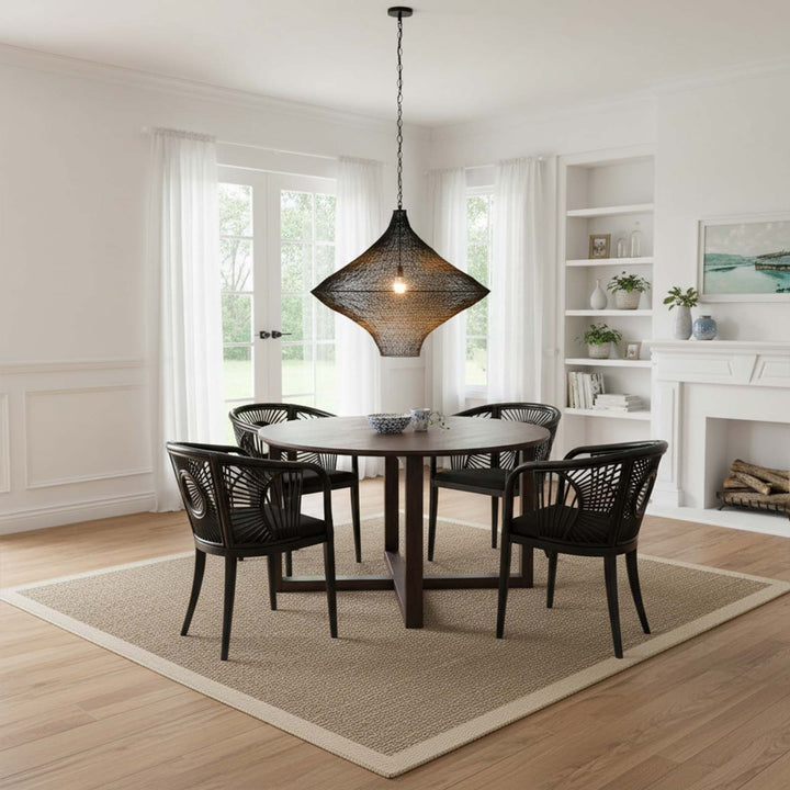 Alva Round Oak Dining Table