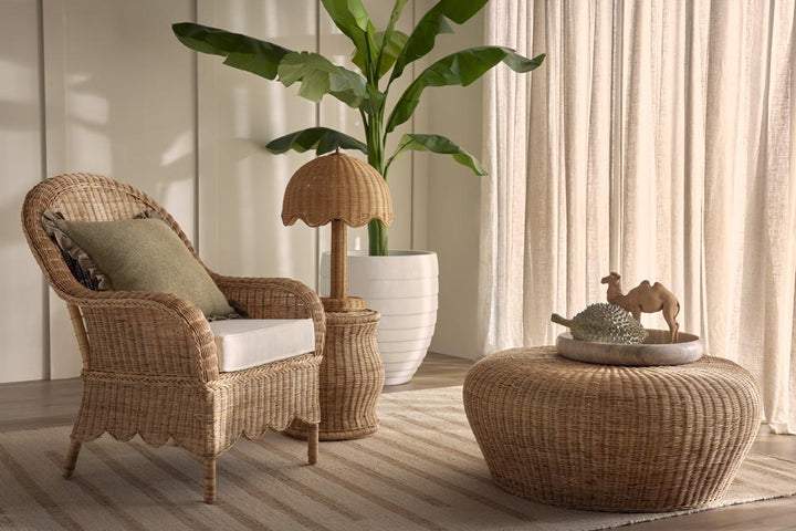 Long Island Rattan Occasional Chair
