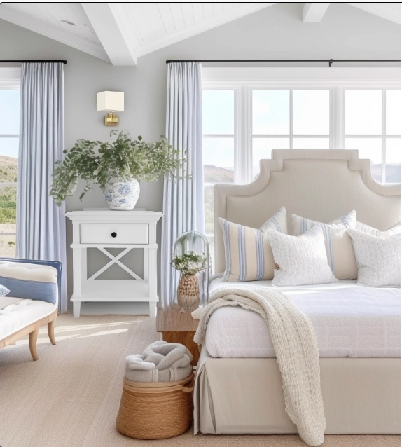 Sorrento Hamptons Bedside Table W/Drawer White