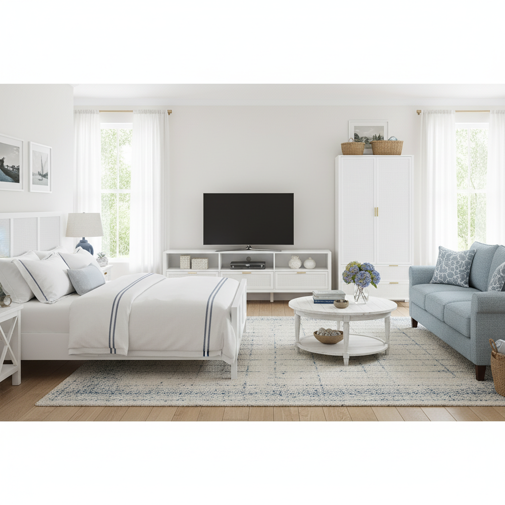 Santorini Wardrobe in White