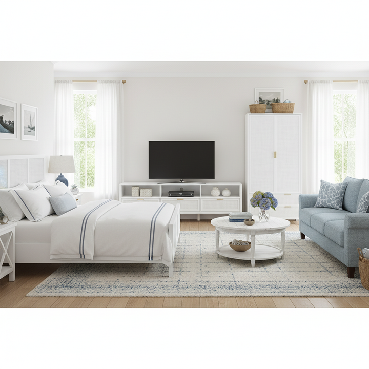 Santorini Wardrobe in White