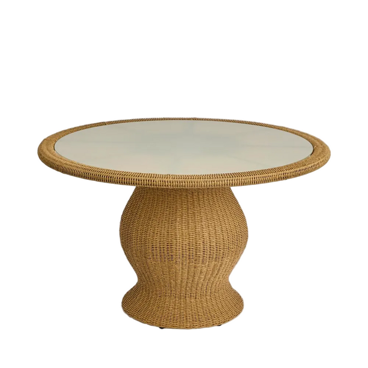 Cassius 1.2m Round Dining Table Natural Outdoor