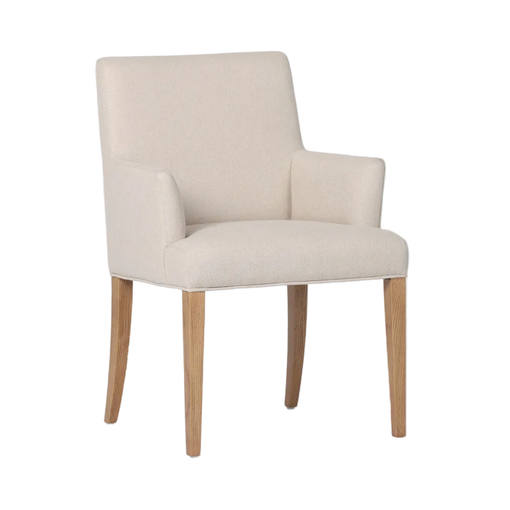 Clifton Dining Chair w/ Arms Beige