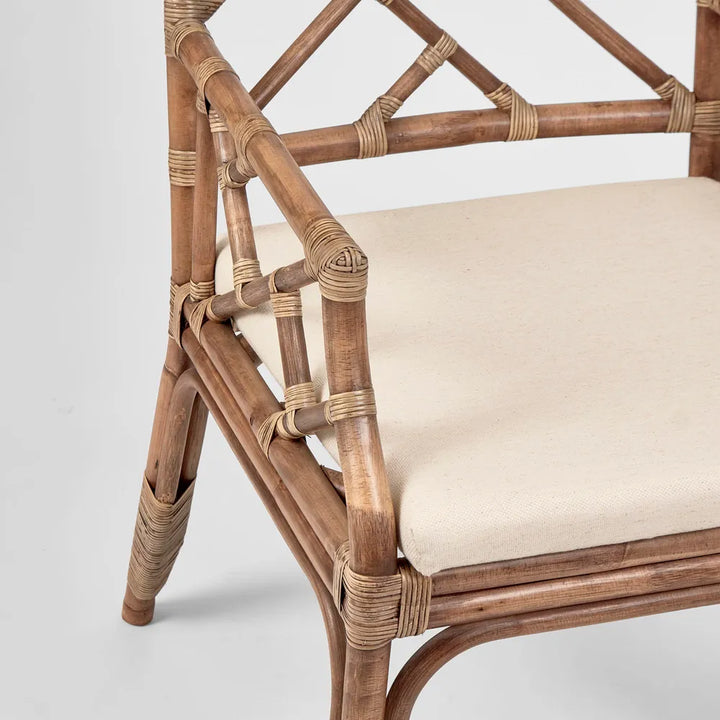 Dynasty Rattan Dining Armchair