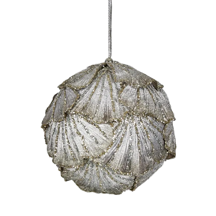 Ginko Leaf Bauble Silver