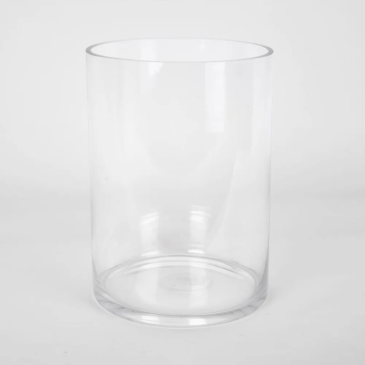 Cylinder Glass Vase 18X25Cm
