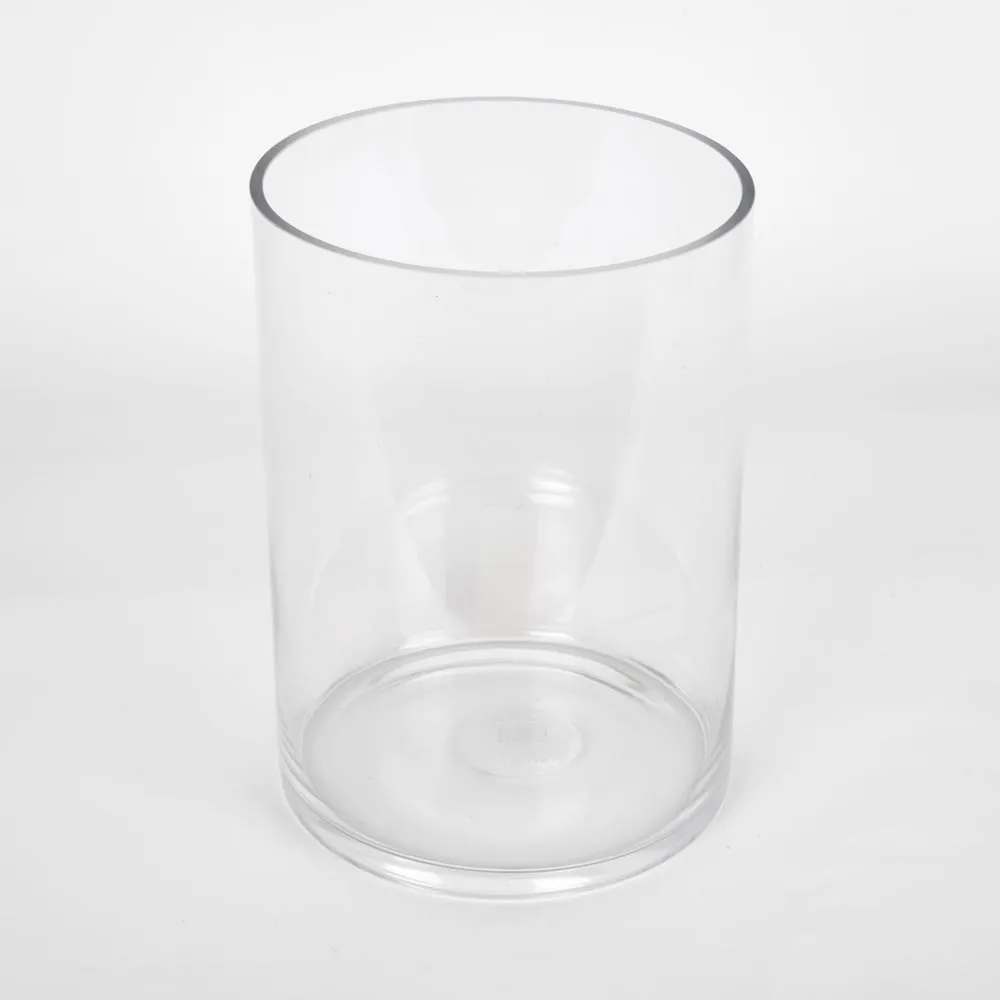 Cylinder Glass Vase 18X25Cm