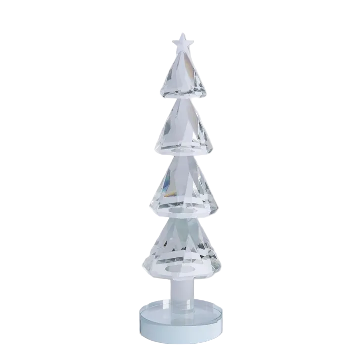 Crystal Glass Xmas Tree Clear