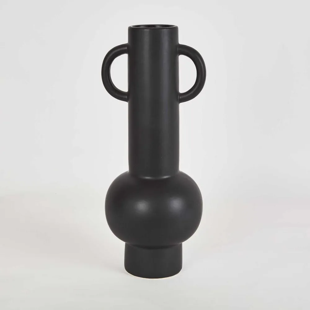 Jarman Ceramic Vase Black