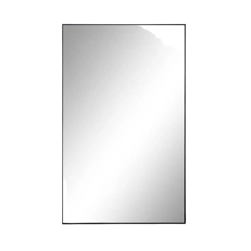 Kent Iron Floor Mirror Black