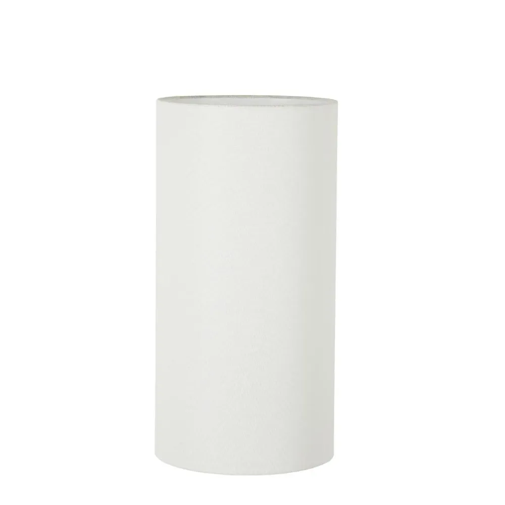 Linen Cylinder Lamp Shade XS Textured Ivory