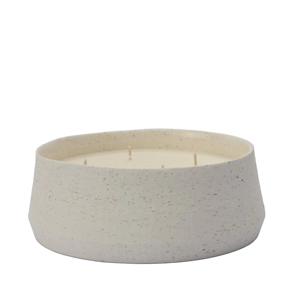 Note 4 Wick Citronella Candle White