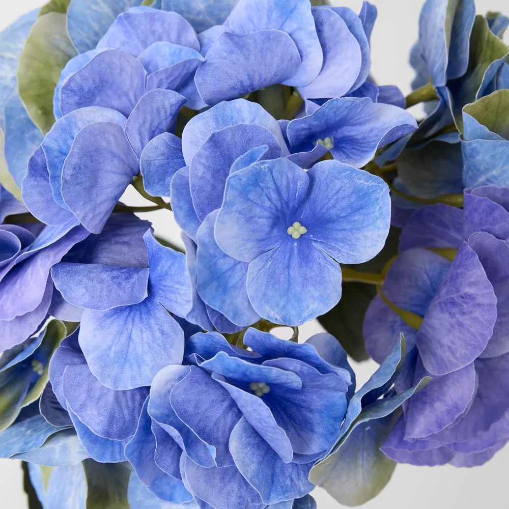 Real Touch Hydrangea 64cm Blue