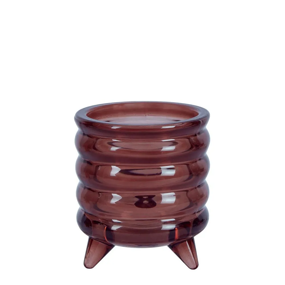 Ripple Tealight Holder Small Mulberry