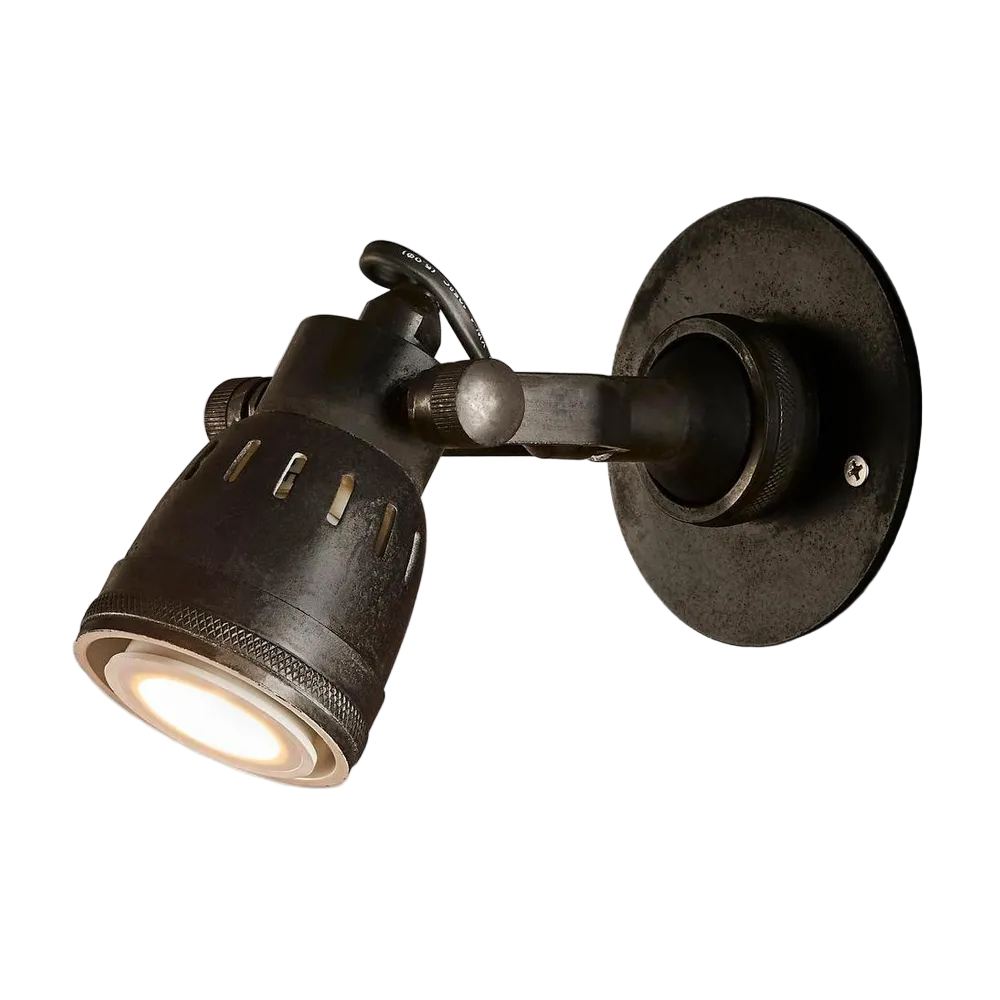 Seattle Short Arm Wall Light Black