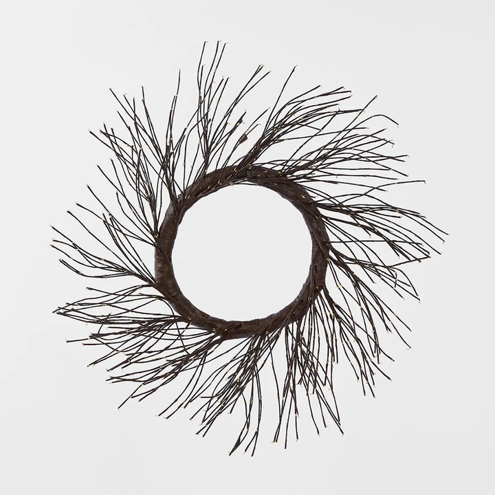 Starry Wreath 60cm with 936 LED Brown