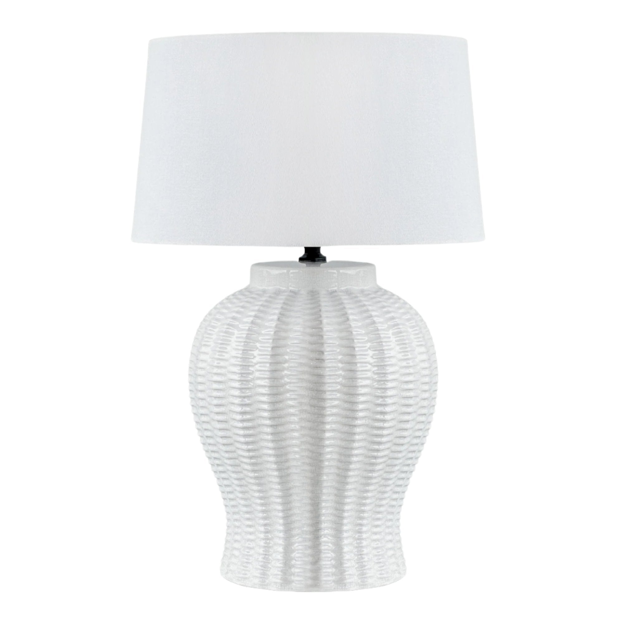 Drawbridge Ceramic Table Lamp Base White