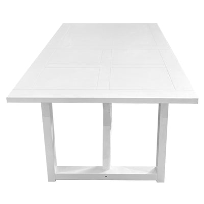 Sorrento Hamptons Dining Table 1.8M White