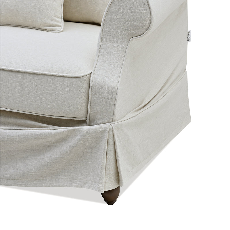 3 Seat Slip Cover - Avalon Ivory